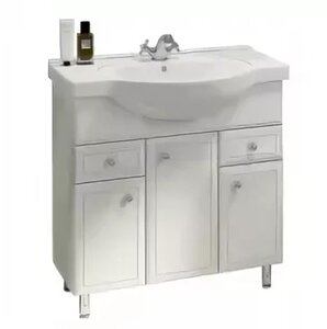 Изображение товара Тумба с раковиной Comforty Сочи, 85 см, белая, 00004134639 (00004134639CF)