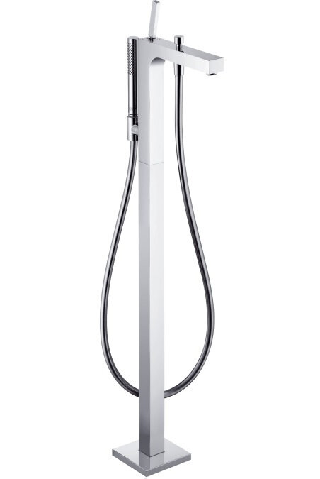 Изображение товара Смеситель для ванны и душа Axor Citterio напольный хром техника Air Power