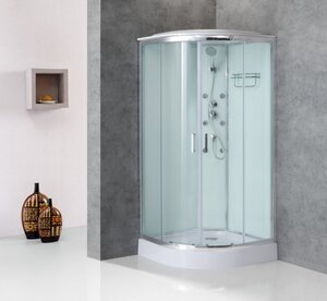 Изображение товара Душевая кабина BelBagno Uno UNO-CAB-R-2-90-C/P-Cr-TOP, 90 х 90 см