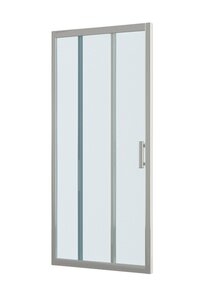 Изображение товара Душевая дверь BelBagno Uno-195-BF-3-90-C-IN, 90 см, стекло прозрачное, профиль сатин матовый