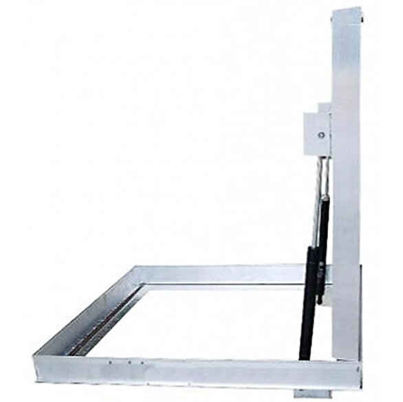 Изображение товара Сантехнический люк Левша Универсал Люкс УЛА9090, ширина 90 см, высота 90 см, с амортизаторами, напольный, под плитку