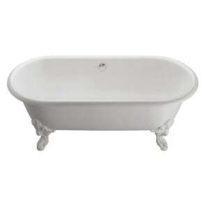 Изображение товара Чугунная отдельностоящая ванна Jacob Delafon Cleo E2901N-C0, 175 х 80 см, белая с цветными полосами