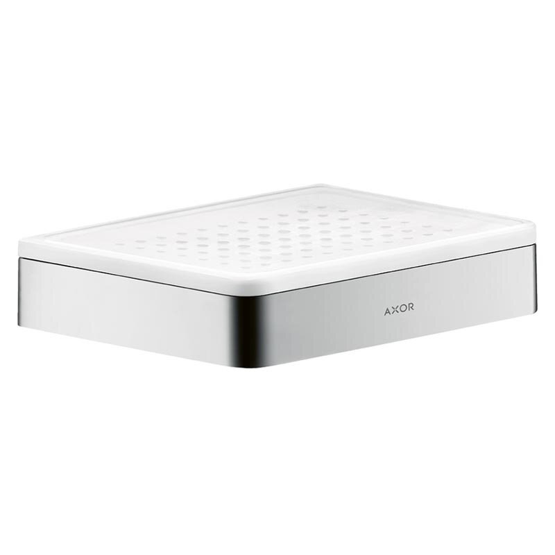 Изображение товара Мыльница-полка Axor Universal Softsquare для рейлинга хром 42803000