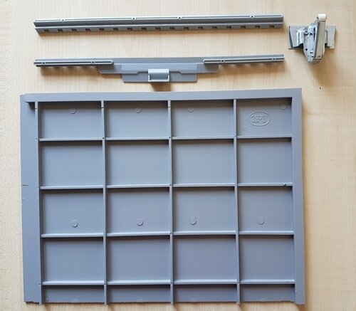 Изображение товара Сантехнический люк ВС-ГРУПП ЛсИС, ширина 40 см, высота 25 см, пластиковый, нажимной, под плитку