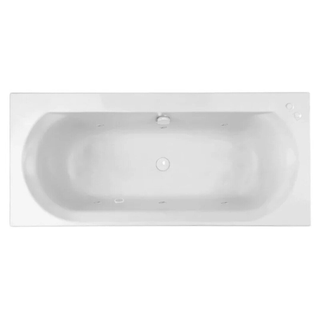 Изображение товара Гидромассажная акриловая ванна Jacob Delafon Elise E60279RU-01 SOFT WH, 170 x 75 см, белая, форсунки белые