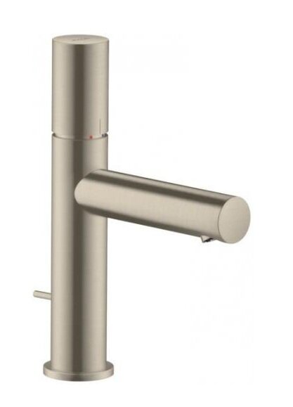 Изображение товара Смеситель для раковины Axor Uno, 45001820, с донным клапаном, шлифованный никель