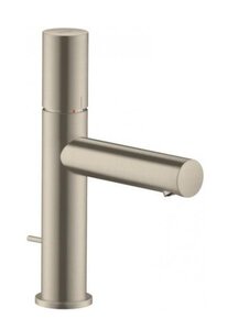 Изображение товара Смеситель для раковины Axor Uno с донным клапаном шлифованный никель