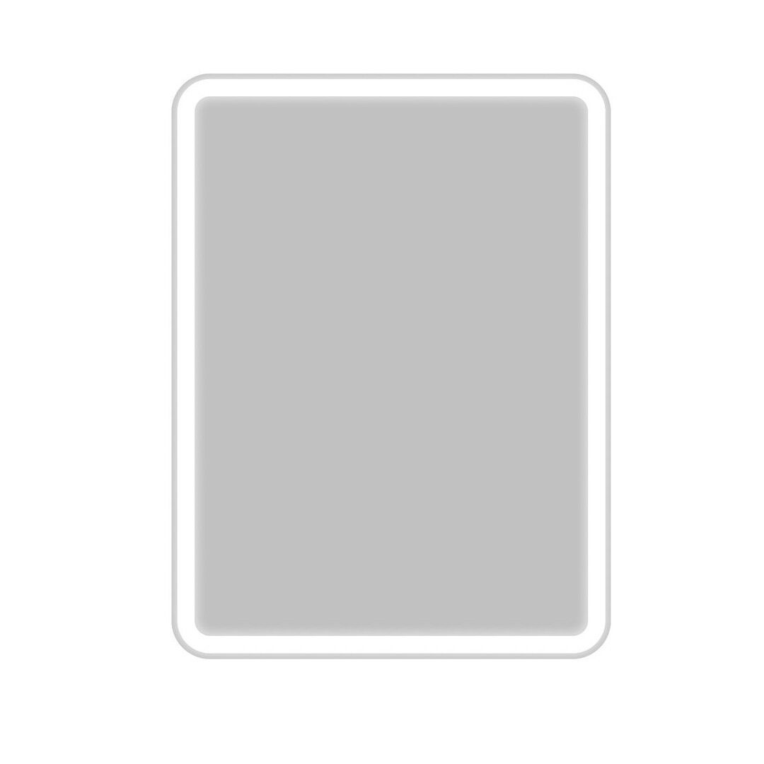 Изображение товара Зеркало BelBagno SPC-MAR-600-800-LED-3000K-TCH-WARM, 60 х 80 см, LED подсветка, свет теплый белый, сенсорный выключатель, подогрев
