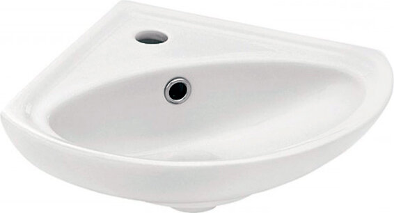 Изображение товара Угловая подвесная керамическая раковина Santek Ирис-36 1WH110514 белый