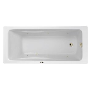 Изображение товара Гидромассажная акриловая ванна Jacob Delafon Odeon Up E60491RU-00 SOFT BR, 170 x 75 см, белая, форсунки бронза
