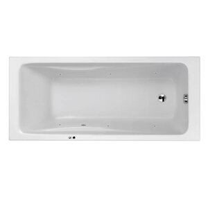 Изображение товара Гидромассажная акриловая ванна Jacob Delafon Odeon Up E6057RU-00 SOFT CR, 160 х 75 см, белая, форсунки хром