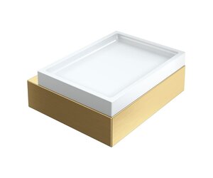 Изображение товара Мыльница Boheme Qubic 10723-MG, золото матовое