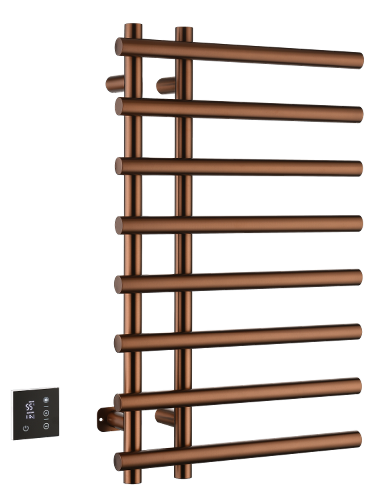 Изображение товара Электрический полотенцесушитель Boheme Uno 722-BRB 50x80 см бронза брашированная