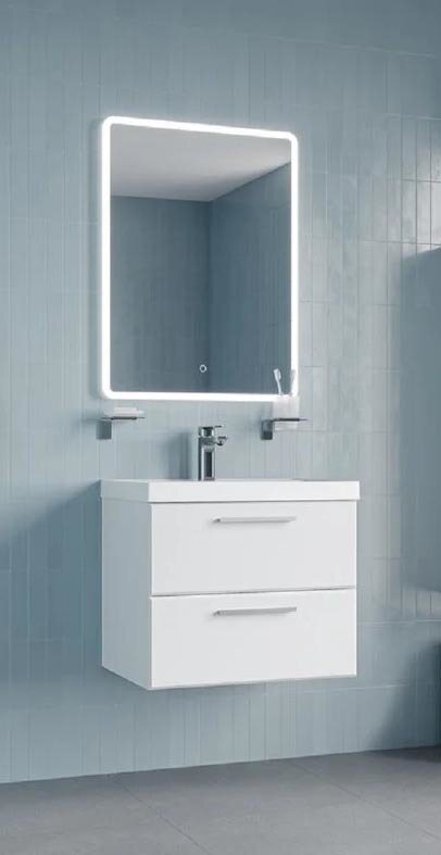 Изображение товара Тумба с раковиной Iddis Slide X SLX60W0i95K, 60 см, подвесная, белый Изображение товара Тумба с раковиной Iddis Slide X SLX60W0i95K, 60 см, подвесная, белый