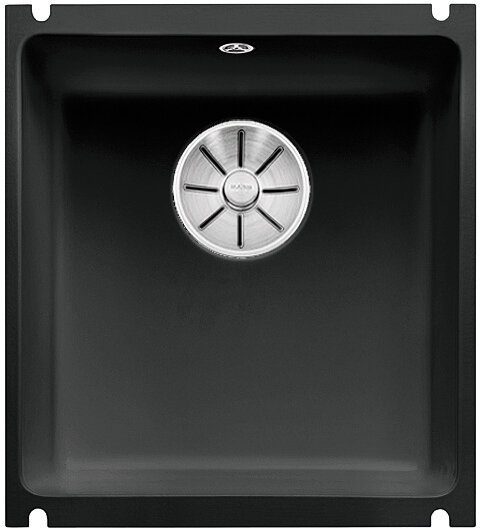 Изображение товара Мойка Blanco Subline 375-U 523732 черный врезная кухонная мойка с переливом
