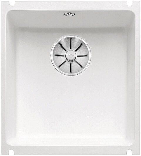 Изображение товара Кухонная мойка Blanco Subline 375-U 523726 белая глянцевая из PuraPlus