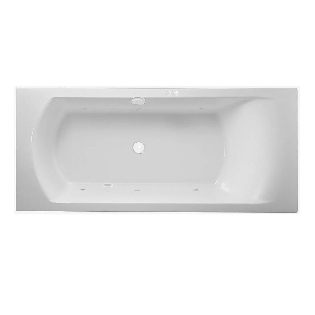 Изображение товара Ванна акриловая Jacob Delafon Ove E60143-00 SOFT WH, 180 х 80 см, белая, форсунки белые Изображение товара Ванна акриловая Jacob Delafon Ove E60143-00 SOFT WH, 180 х 80 см, белая, форсунки белые