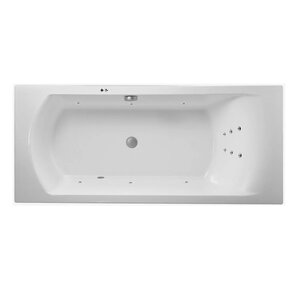 Изображение товара Ванна акриловая Jacob Delafon Ove E60143-00 LINE CR, 180 х 80 см, белая, форсунки хром