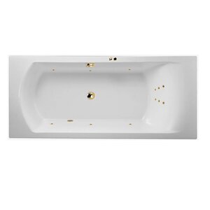Изображение товара Ванна акриловая Jacob Delafon Ove E60143-00 LINE GL, 180 х 80 см, белая, форсунки золото
