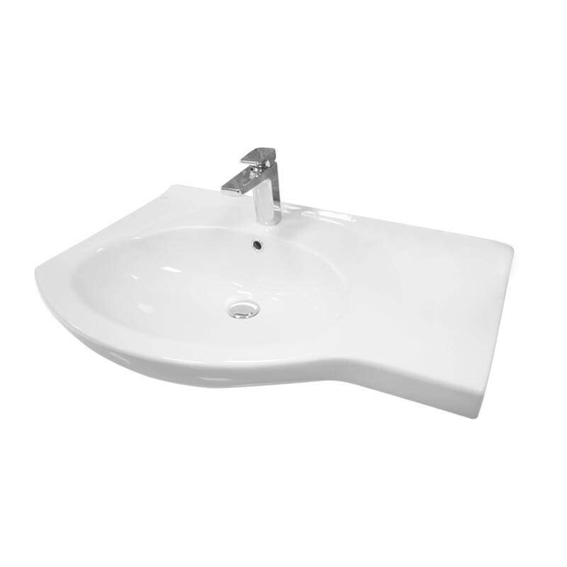 Изображение товара Раковина Aquaton КОРАЛЛ 83 (1WH110228) с переливом, белая Изображение товара Раковина Aquaton КОРАЛЛ 83 (1WH110228) с переливом, белая
