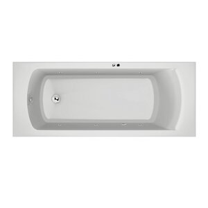 Изображение товара Гидромассажная акриловая ванна Jacob Delafon Ove E6D302RU-00 SOFT CR, 170 x 70 см, каркас в подарок, белая, форсунки хром