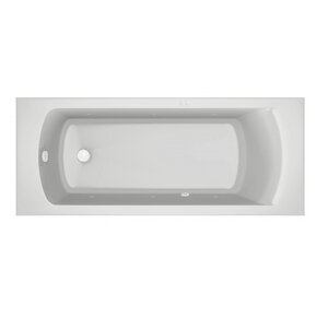 Изображение товара Гидромассажная акриловая ванна Jacob Delafon Ove E6D302RU-00 SOFT WH, 170 x 70 см, каркас в подарок, белая, форсунки белые