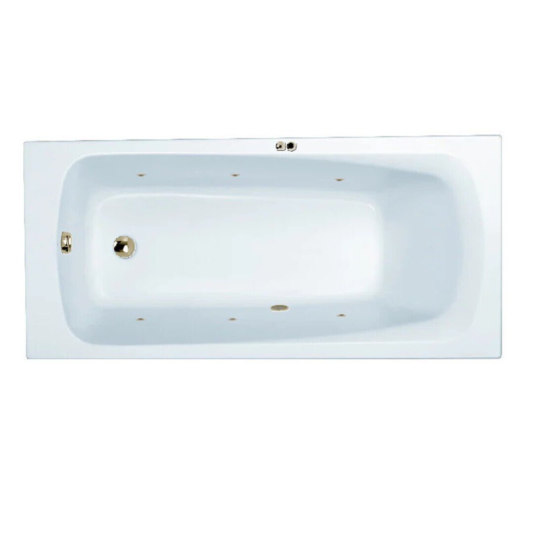 Изображение товара Гидромассажная акриловая ванна Jacob Delafon Patio E6810RU-01 SOFT BR, 150 х 70 см, каркас в подарок, белая, форсунки бронза Изображение товара Гидромассажная акриловая ванна Jacob Delafon Patio E6810RU-01 SOFT BR, 150 х 70 см, каркас в подарок, белая, форсунки бронза