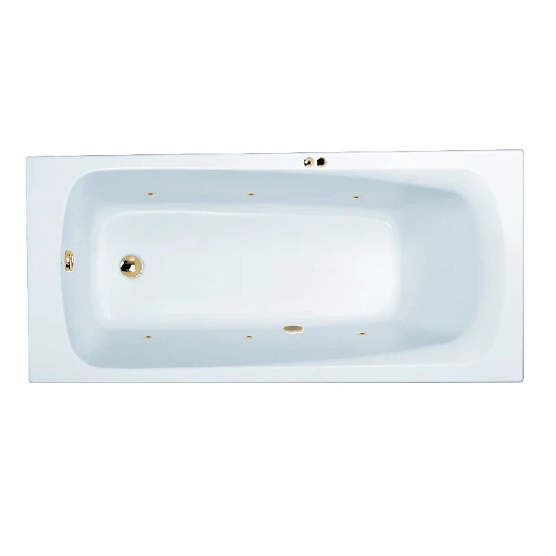 Изображение товара Гидромассажная акриловая ванна Jacob Delafon Patio E6810RU-01 SOFT GL, 150 х 70 см, каркас в подарок, белая, форсунки золото Изображение товара Гидромассажная акриловая ванна Jacob Delafon Patio E6810RU-01 SOFT GL, 150 х 70 см, каркас в подарок, белая, форсунки золото
