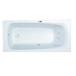 Изображение товара Гидромассажная акриловая ванна Jacob Delafon Patio E6812RU-01 LINE CR, 170 х 70 см, каркас в подарок, белая, форсунки хром