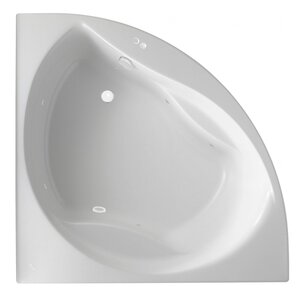 Изображение товара Гидромассажная акриловая ванна Jacob Delafon Presquile E6045RU-00 SOFT WH, 145 х 145 см, угловая, белая, форсунки белые