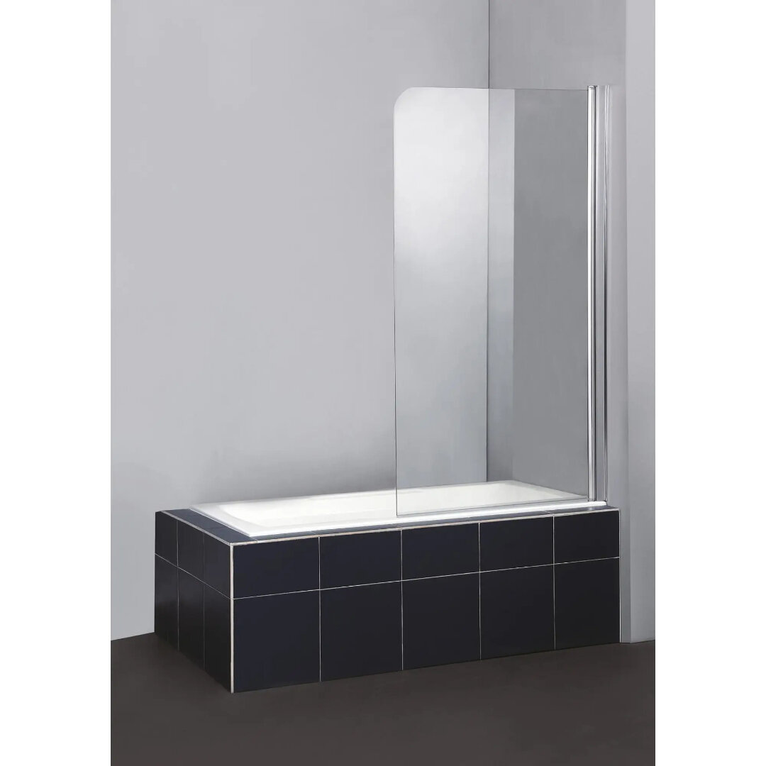 Изображение товара Шторка для ванны BelBagno SELA-V-1-80/140-C-Cr, 80 см, стекло прозрачное, профиль хром
