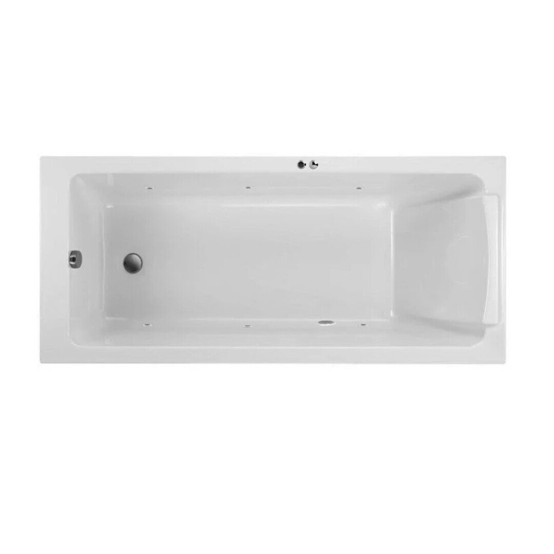 Изображение товара Гидромассажная акриловая ванна Jacob Delafon Sofa E60515RU-01 SOFT CR, 170 x 75 см, каркас в подарок, белая, форсунки хром