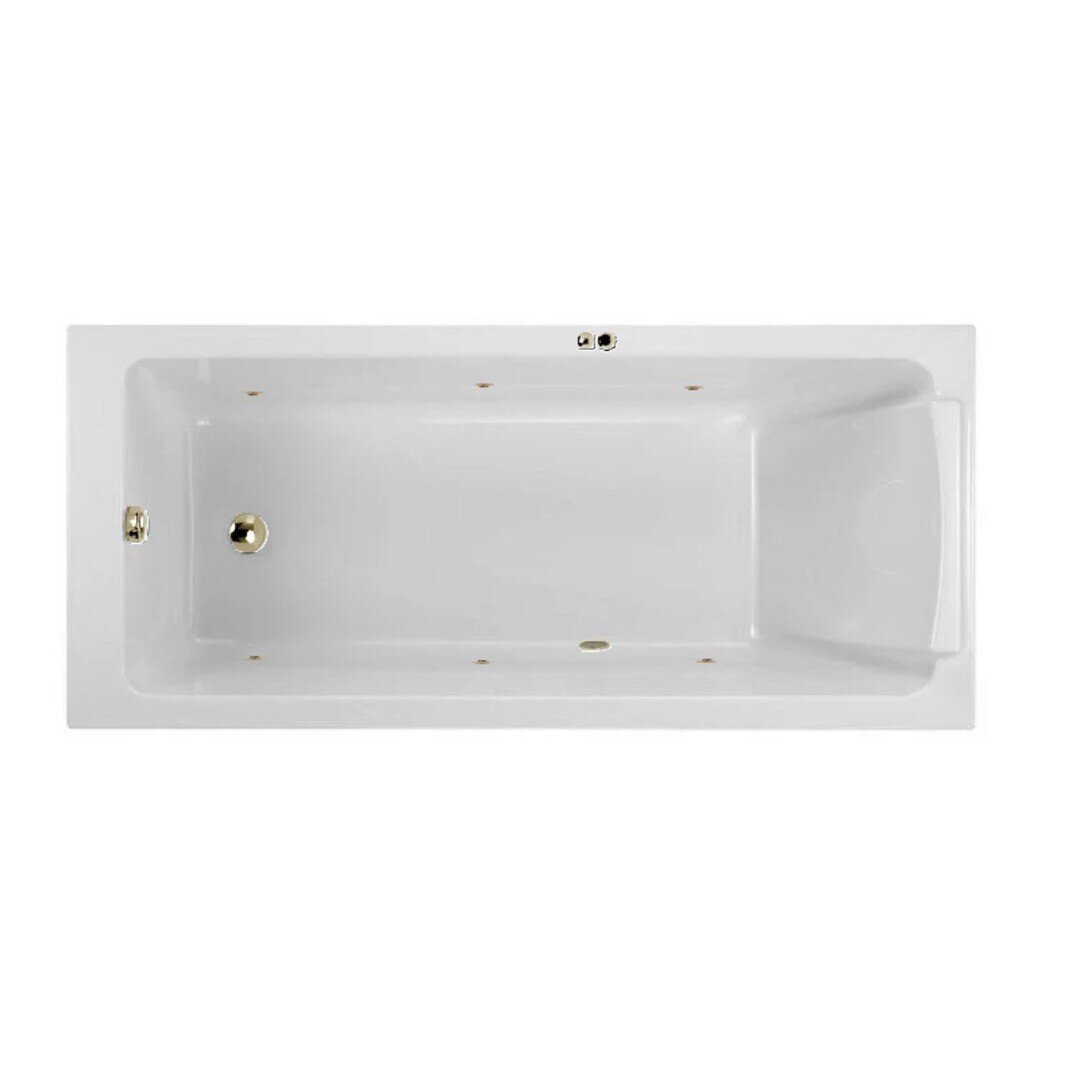 Изображение товара Гидромассажная акриловая ванна Jacob Delafon Sofa E60515RU-01 SOFT BR, 170 x 75 см, каркас в подарок, белая, форсунки бронза