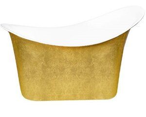 Изображение товара Акриловая ванна Lagard Tiffany Treasure Gold 175x82.5 см отдельно стоящая золото
