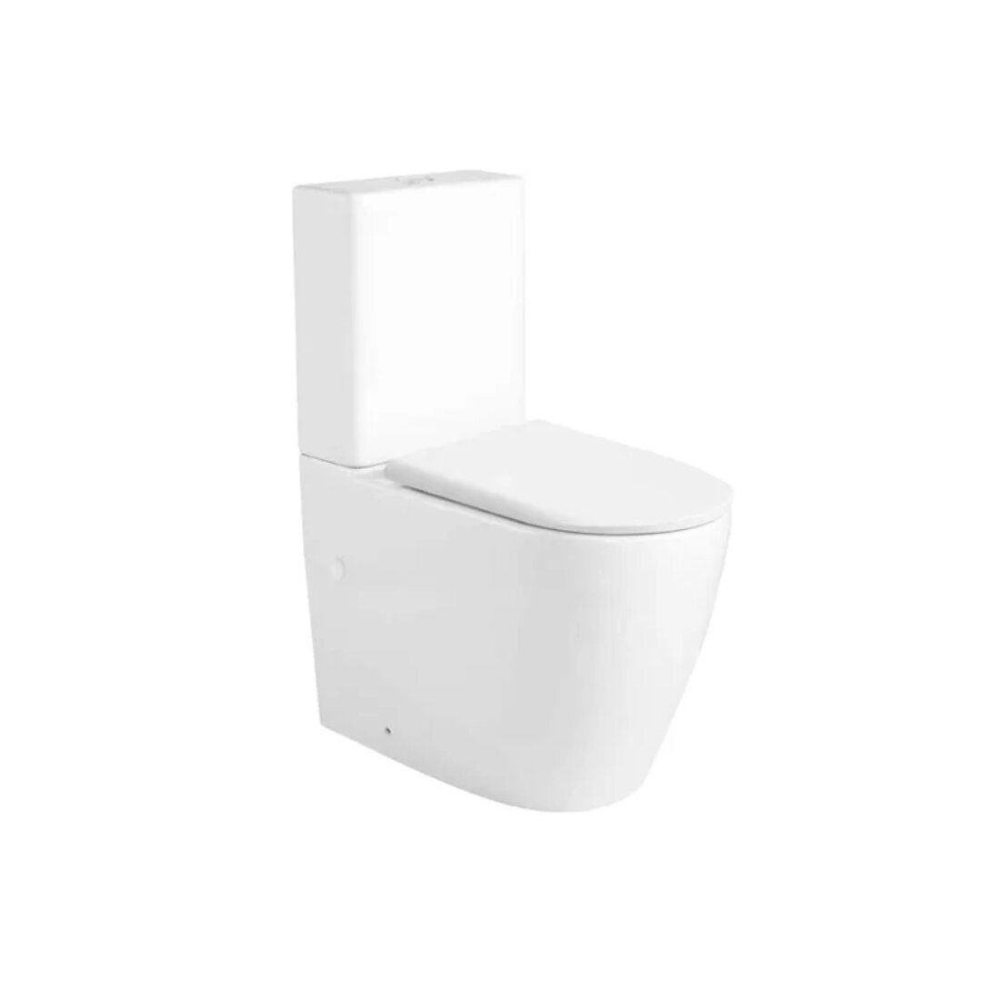Изображение товара Унитаз-компакт SantiLine SL-5050, безободковый, сиденье микролифт, смыв торнадо, цвет белый