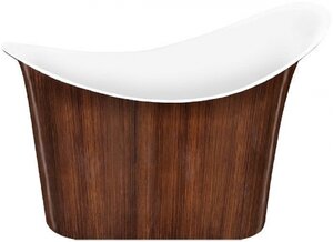 Изображение товара Акриловая ванна Lagard Tiffany Brown Wood 175x82.5 см, Германия, классическая