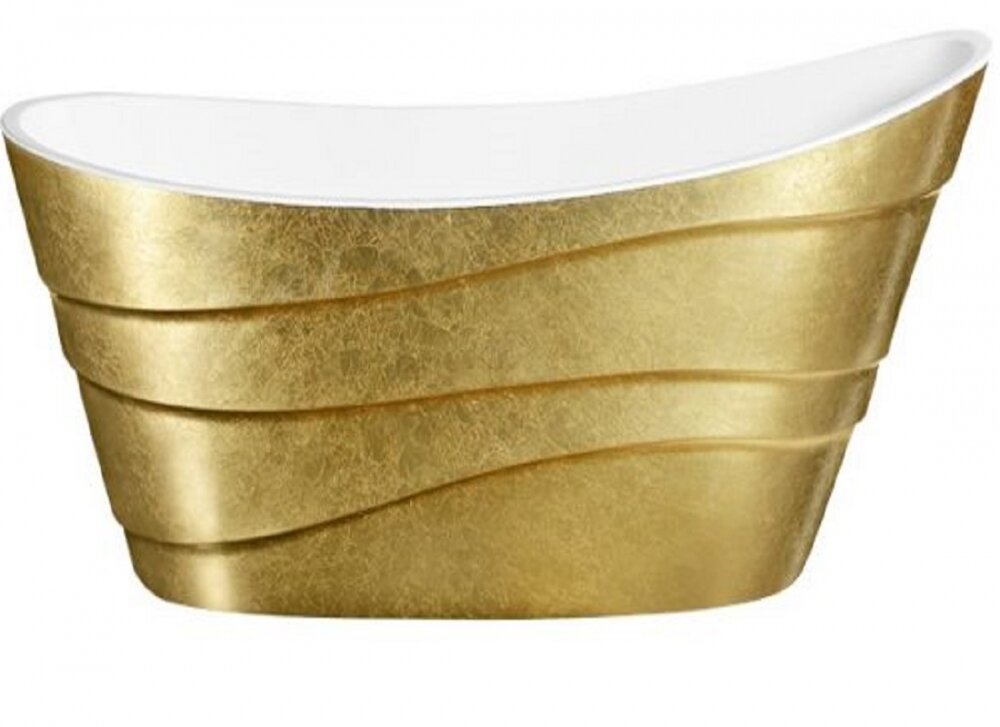 Изображение товара Акриловая ванна Lagard Alya lgd-alya-tg Treasure Gold, 170x75 см, золотая