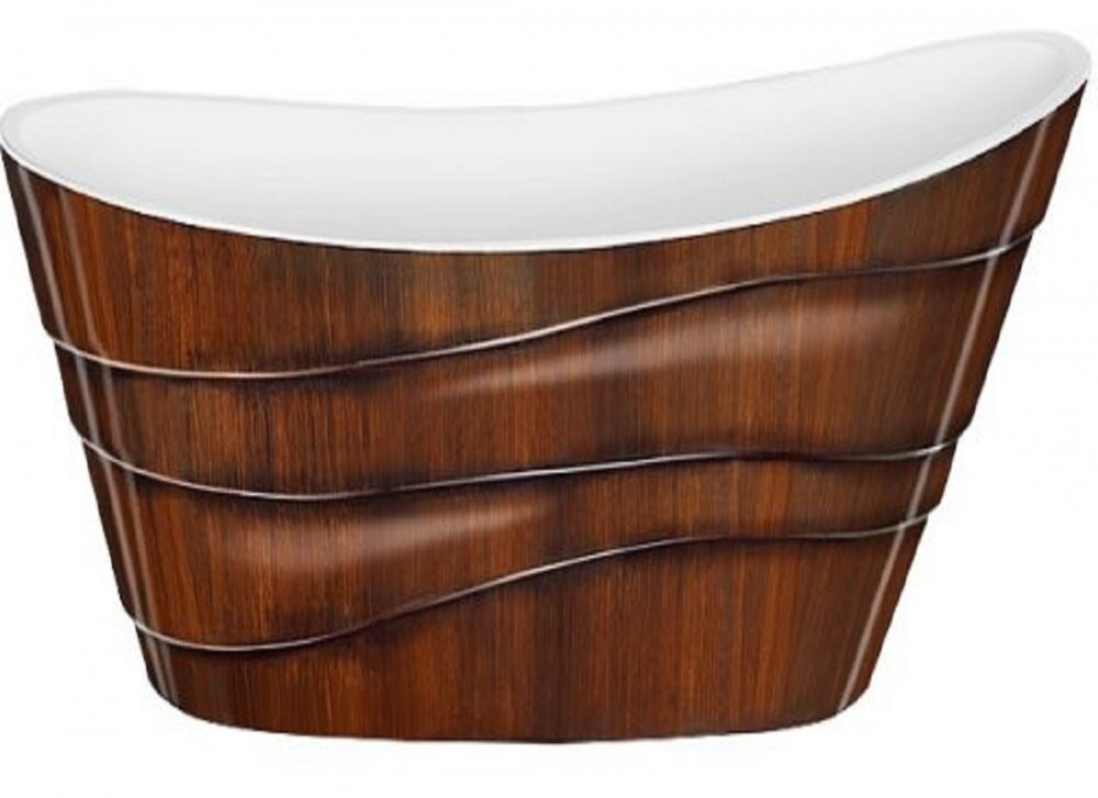 Изображение товара Акриловая ванна Lagard Alya lgd-alya-bw Brown Wood