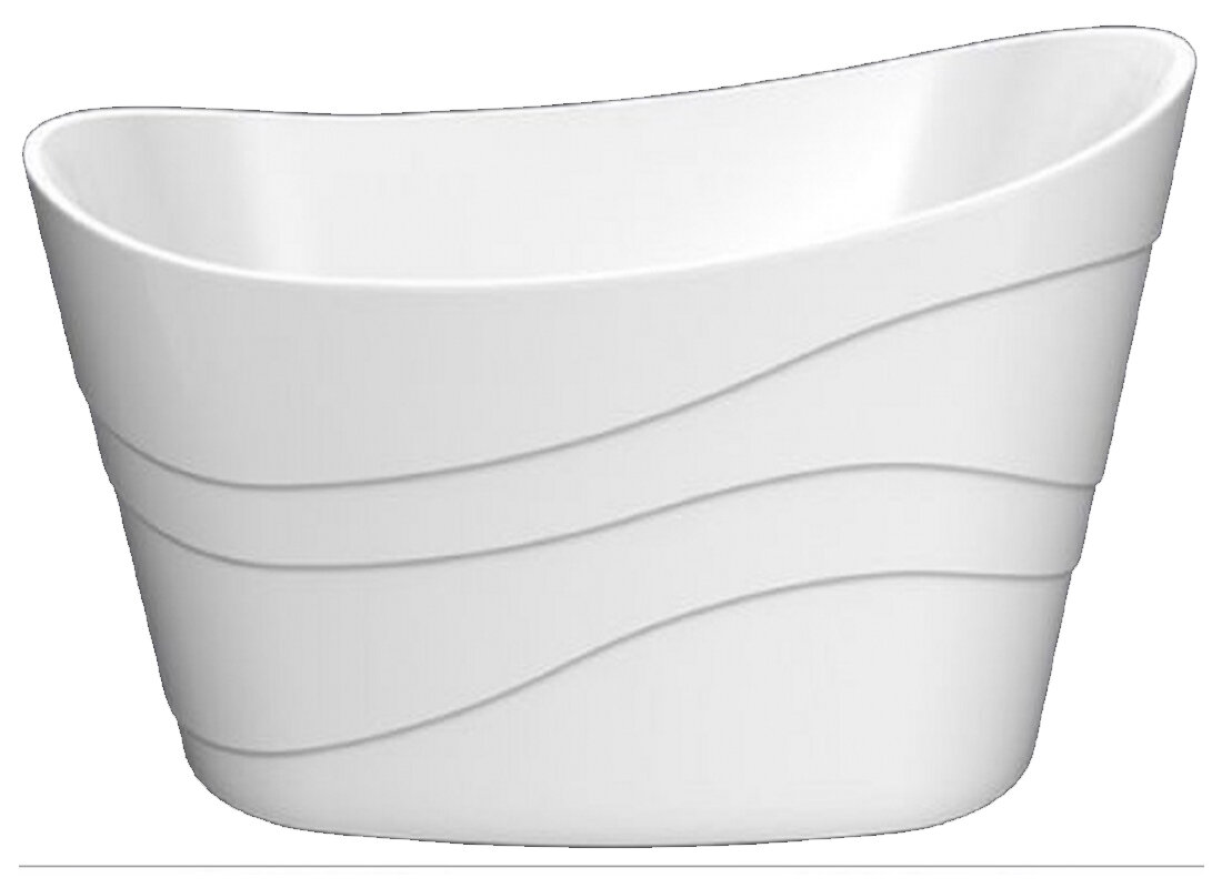 Изображение товара Акриловая ванна Lagard Alya LGD-Alya-Ws овальная 170x75 см белый Германия