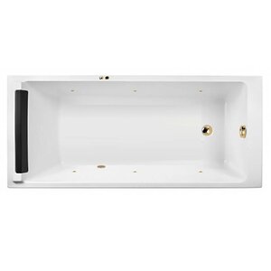 Изображение товара Гидромассажная акриловая ванна Jacob Delafon Spacio E6D161RU-00 SOFT GL, 170 х 75 см, белая, форсунки золото