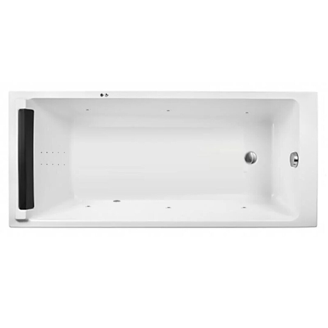 Изображение товара Гидромассажная акриловая ванна Jacob Delafon Spacio E6D161RU-00 LINE CR, 170 х 75 см, белая, форсунки хром