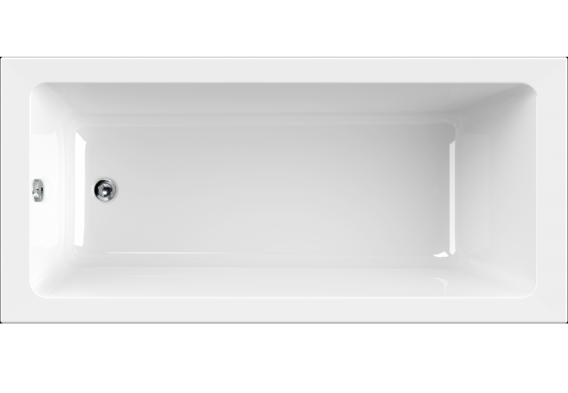 Изображение товара Ванна акриловая Cezares Plane Solo-170-80-49-W37 170 x 80 x 44 см