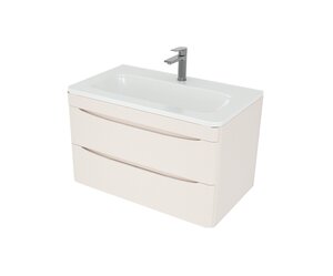 Изображение товара Тумба под раковину Style Line Бергамо мини 80 СС-00002536, 80 см, подвесная, люкс plus антискрейтч, карамель