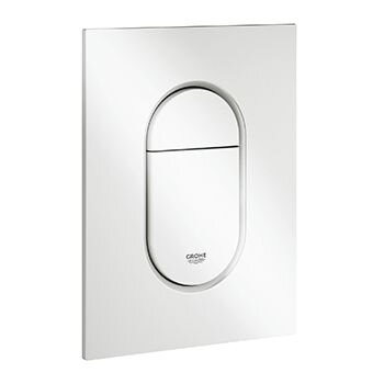 Изображение товара Кнопка для инсталляции Grohe Arena Cosmopolitan S 37624SH0, вертикальная, альпин белый Изображение товара Кнопка для инсталляции Grohe Arena Cosmopolitan S 37624SH0, вертикальная, альпин белый