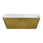 Акриловая ванна Lagard Vela Treasure Gold 168 x 80 см - фото 1