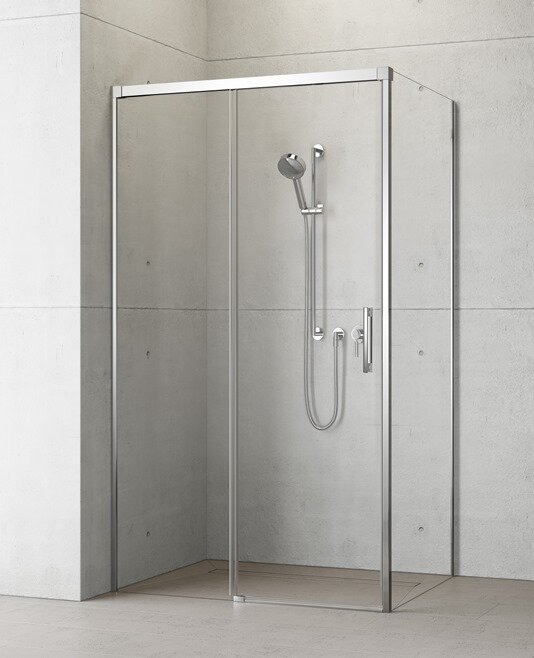 Изображение товара Душевой уголок Radaway Idea KDJ 120x120 с прозрачным стеклом и раздвижной дверью