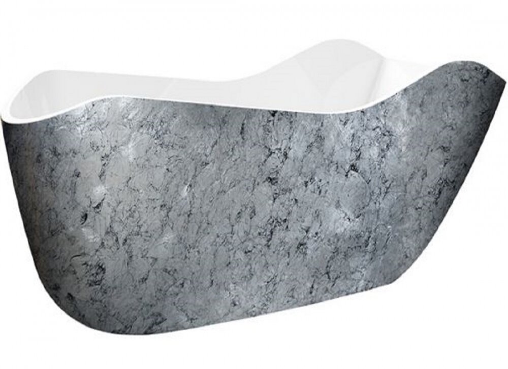 Изображение товара Акриловая ванна Lagard Teona Treasure Silver 172.5x79.5 см отдельностоящая
