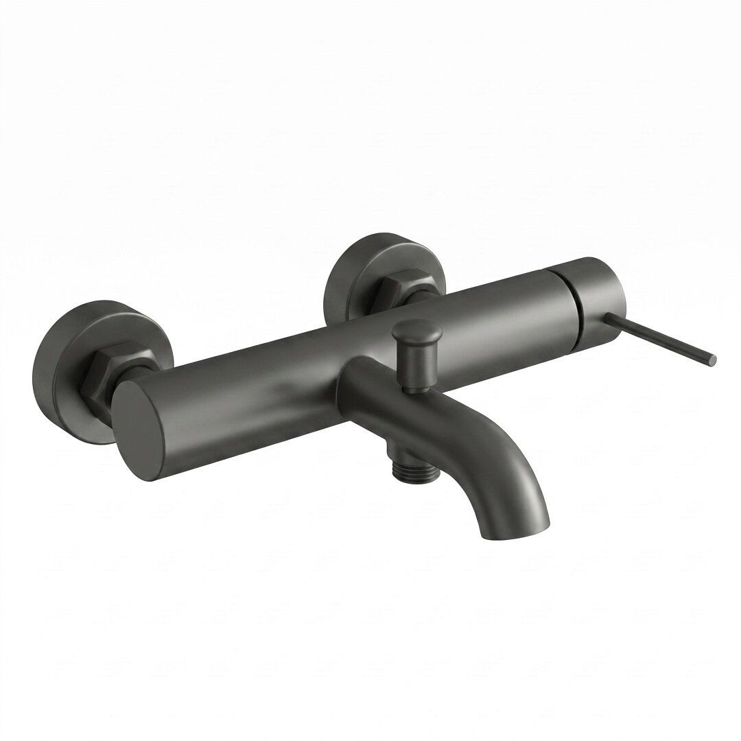 Изображение товара Смеситель для ванны и душа WasserKRAFT Нирс/Niers 3001GR, PVD графит
