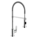 Смеситель Nobili Blues BS101300/3CR, для кухни, гибкий излив, цвет хром - фото 1