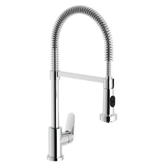 Изображение товара Смеситель Nobili Blues BS101300/3CR, для кухни, гибкий излив, цвет хром